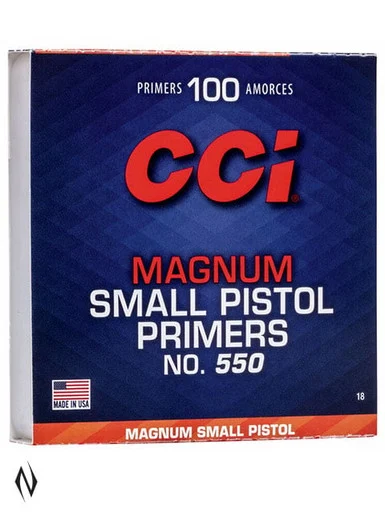 CCI PRIMER 550 SMALL PISTOL MAGNUM