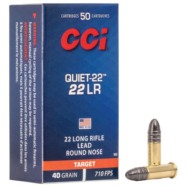 CCI QUIET 22LR 40GR LRN 50RD