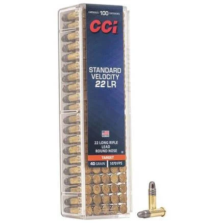 CCI Standard Velocity .22 LR 40 gr LRN Ammo