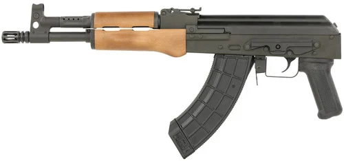 Century Arms AK47 Pistol BFT47 7.62x39mm 30+1 12.60" Black Threaded Barrel, Black Steel Receiver, Black Polymer Grip, Wood Furniture