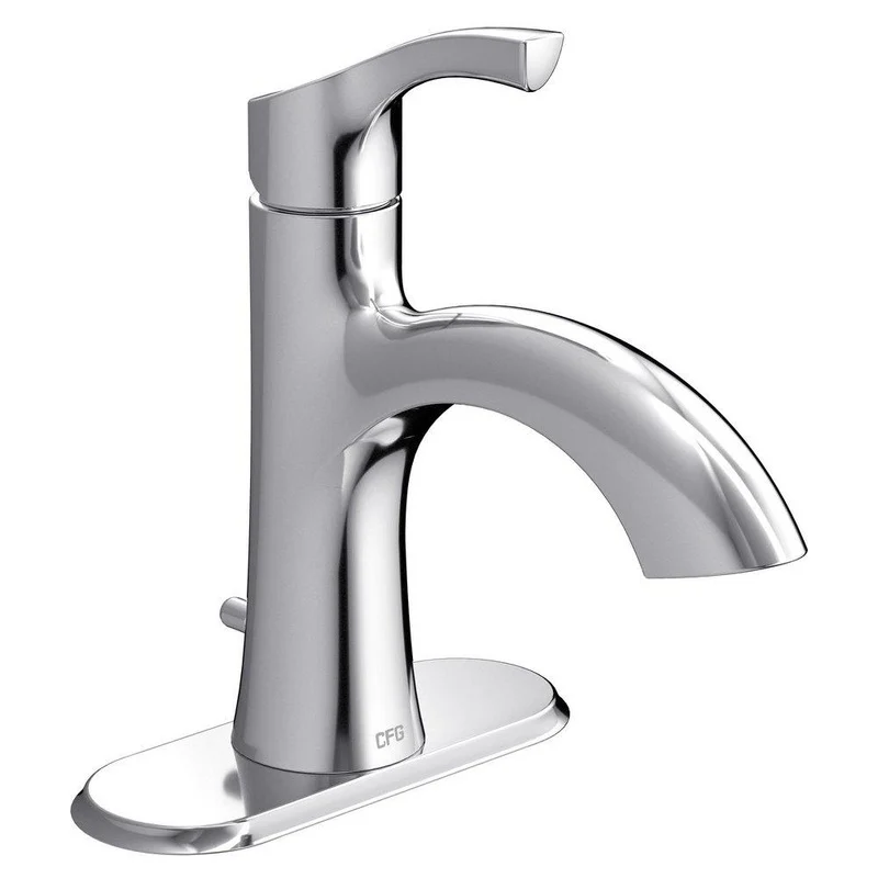 CFG Ash Single Handle Centerset Bathroom Sink Faucet in Chrome | Ferguson