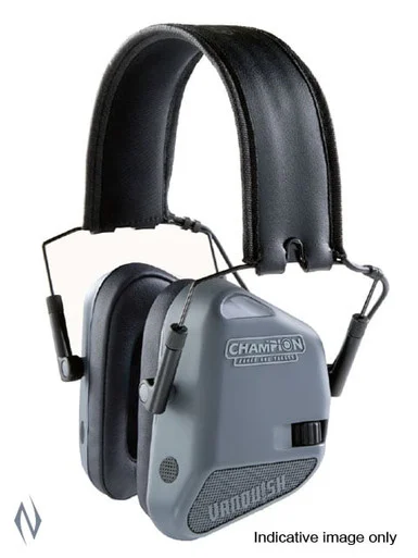 CHAMPION EAR MUFFS 22DB ELECTRONIC VANQUISH GREY