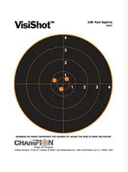 Champion Visicolor 8″ Bullseye 10pk