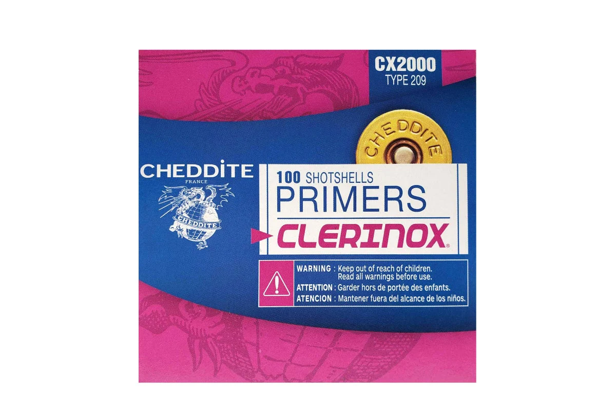 Cheddite™ Clerinox CX2000 209 Magnum Shotshell Primers - 100 Count