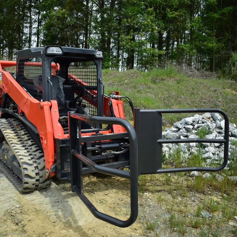 CID 90 Hay Bale Squeezer Attachment | Bale Size Capacity 72 inches | Arm Spread Width 90 inches | For Skid Steer