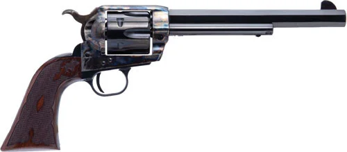 Cimarron EL Malo2 45 Long Colt, 7.5" Octagon Barrel, Walnut Grips, Blued, 6rd