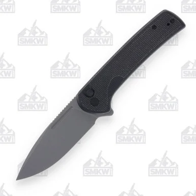 CIVIVI Conspirator 3.48 Inch Plain Gray Stonewash Drop Point WKCC210061