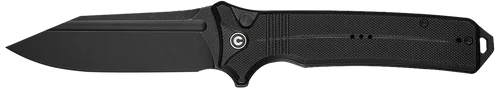 Civivi Knives Neurohaptic EDC 3.74" Folding Clip Point Plain Black Stonewashed Nitro-V Steel Blade, Olive Drab Green Textured G10 Handle