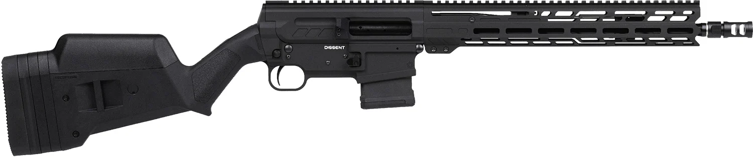 CMMG 55A080BAB Dissent BR4 *CA Compliant 223 Rem/5.56 NATO 10+1 14.50″ Black Armor Cerakote Aluminum Receiver, Magpul SGA Stock, Zeroed Drop-In Single Stage Trigger