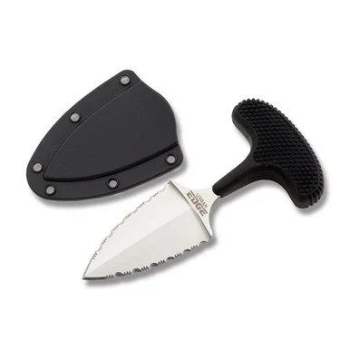 Cold Steel Urban Edge | 2.5 Inch Double Serrated Edge Push Dagger CS43XLSS