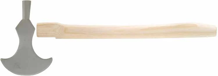 Colonial Rifleman's Belt Axe,5-3/4" edge, hammer poll, 4140 steel,unfinished 15" ash handle, ready to assemble