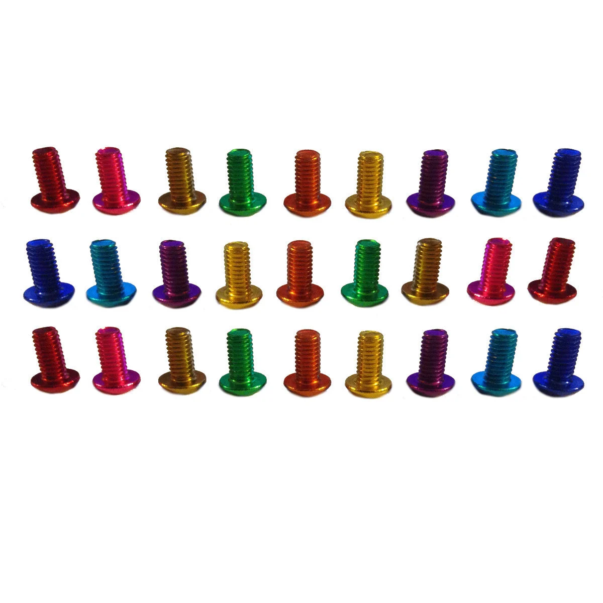 Color Accent Screw Kit for EGO8-11, LV1, ETEK3-5, ETHA, GEO1-3.5, CSR, etc
