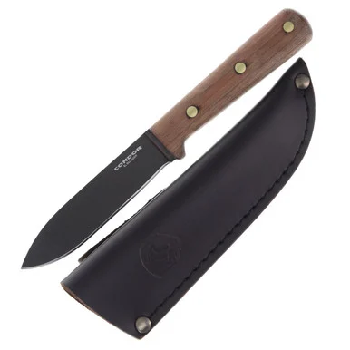 Condor Kephart Fixed Blade Bushcraft Knife Walnut 4.5 in Natural Blade CTK24745HC