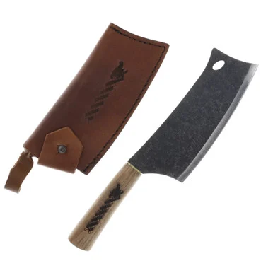 Condor Tool and Knife Norse Dragon Cleaver Hickory 7.5in Natural Blade CTK60964