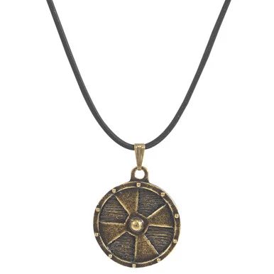 Condor Tool and Knife Viking Forest Shield Necklace- Cast Metal CTK70201