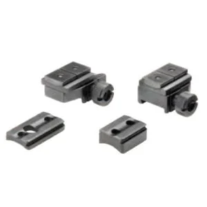 Recknagel Mount Rings with bases, Haenel Jager 10, S&B Convex rail