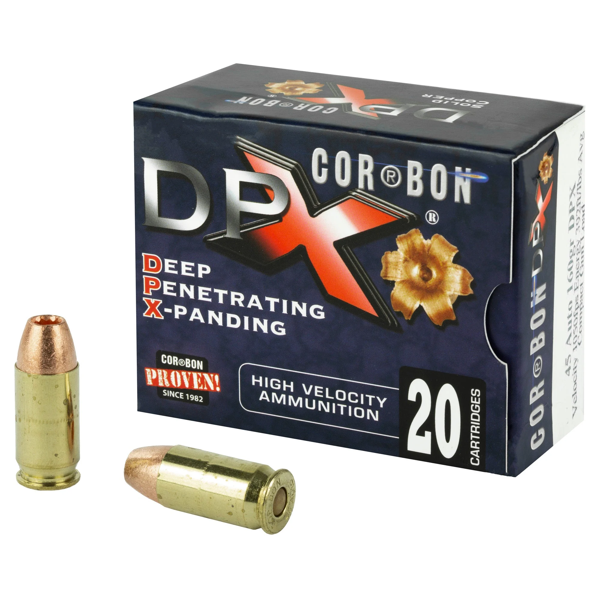 Cor-Bon DPX45160 Deep Penetrating X bullet XPB XPB160 Grain .45 ACP/Auto