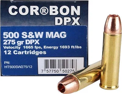 Cor-Bon HT500SW27512 DEP PENTRAT X-B DPX275 Grain .500 S&W Mag
