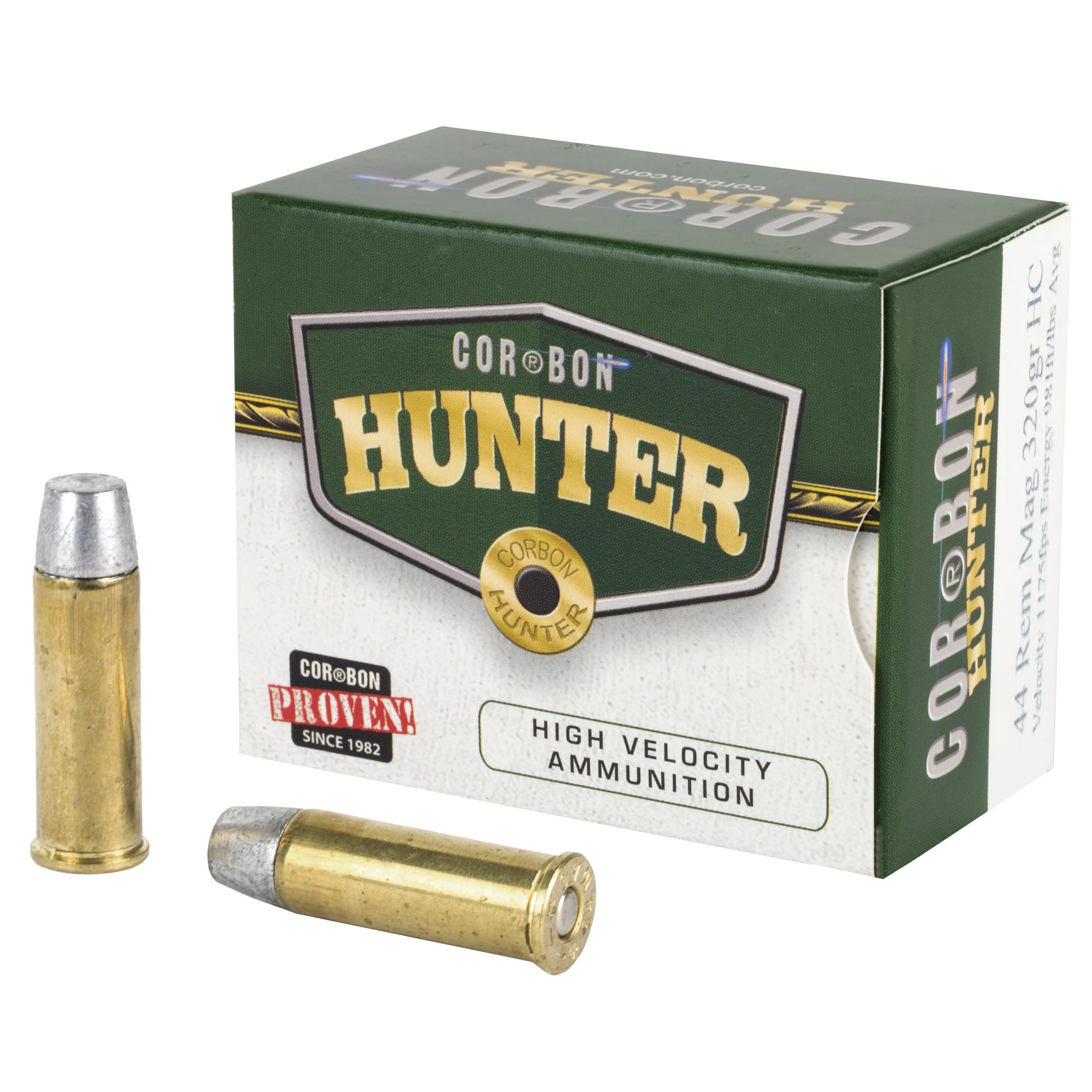 Cor-Bon Hunting Hard Cast .44 Magnum 320 gr JHP ammo