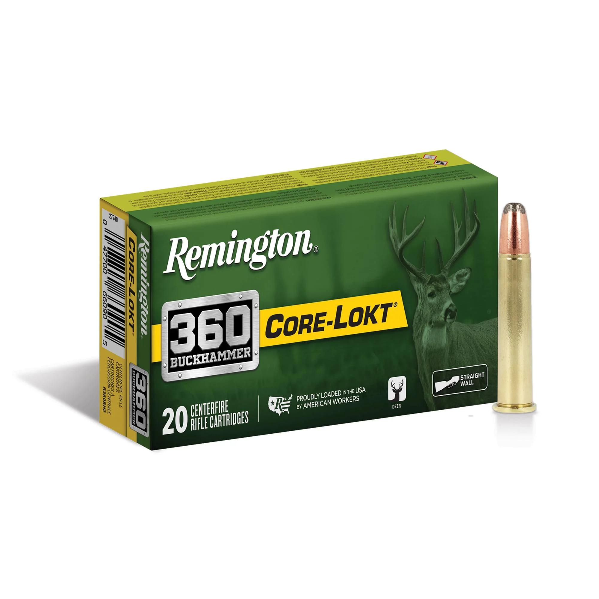 Core-Lokt, 360 Buckhammer, 200 Grain, Soft Point Core Lokt, 2200 fps