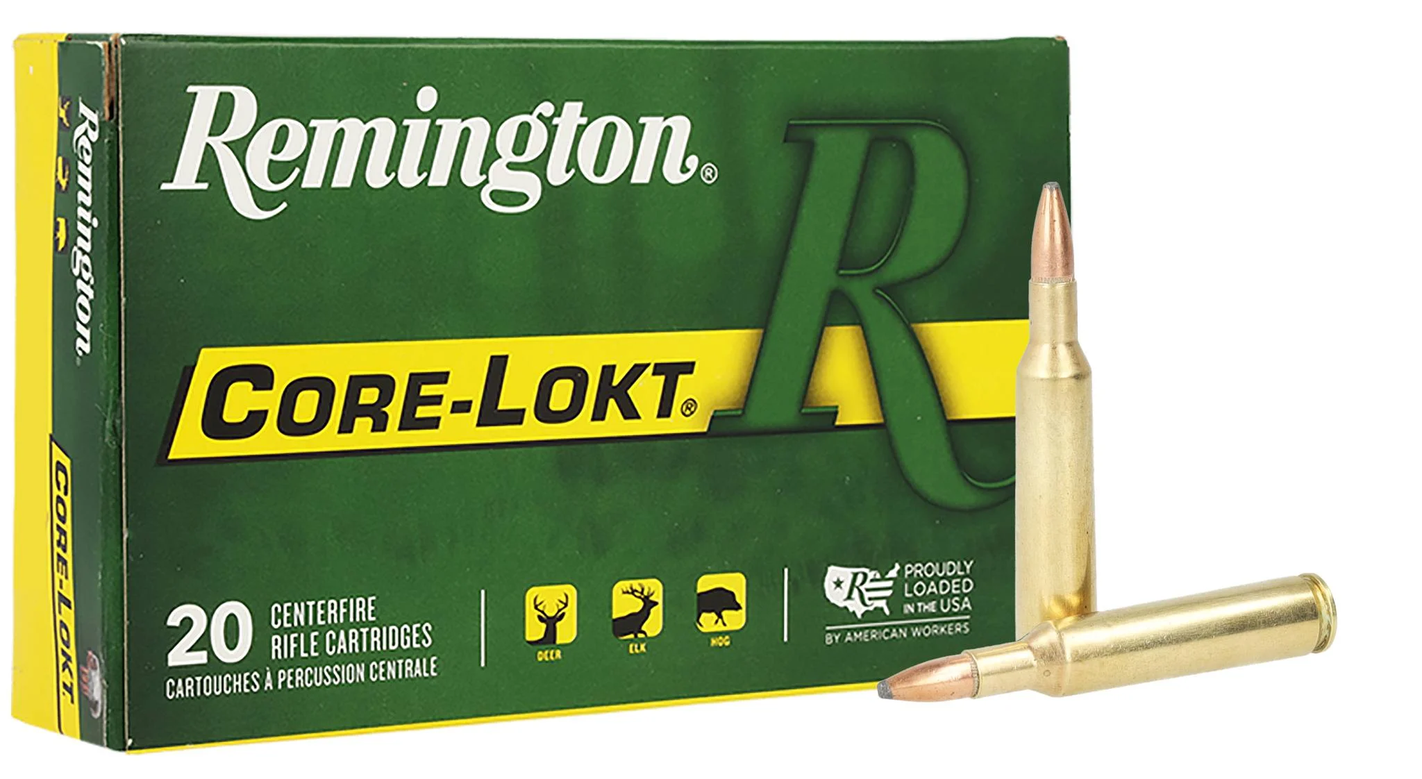 Core-Lokt, 6mm Remington, 100 Grain, Pointed Soft Point Core Lokt, 3100 fps
