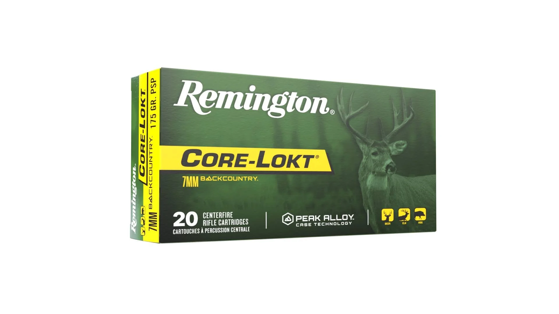 Core-Lokt, 7mm Backcountry, 175 Grain, Jacketed Soft Point, 3100 fps
