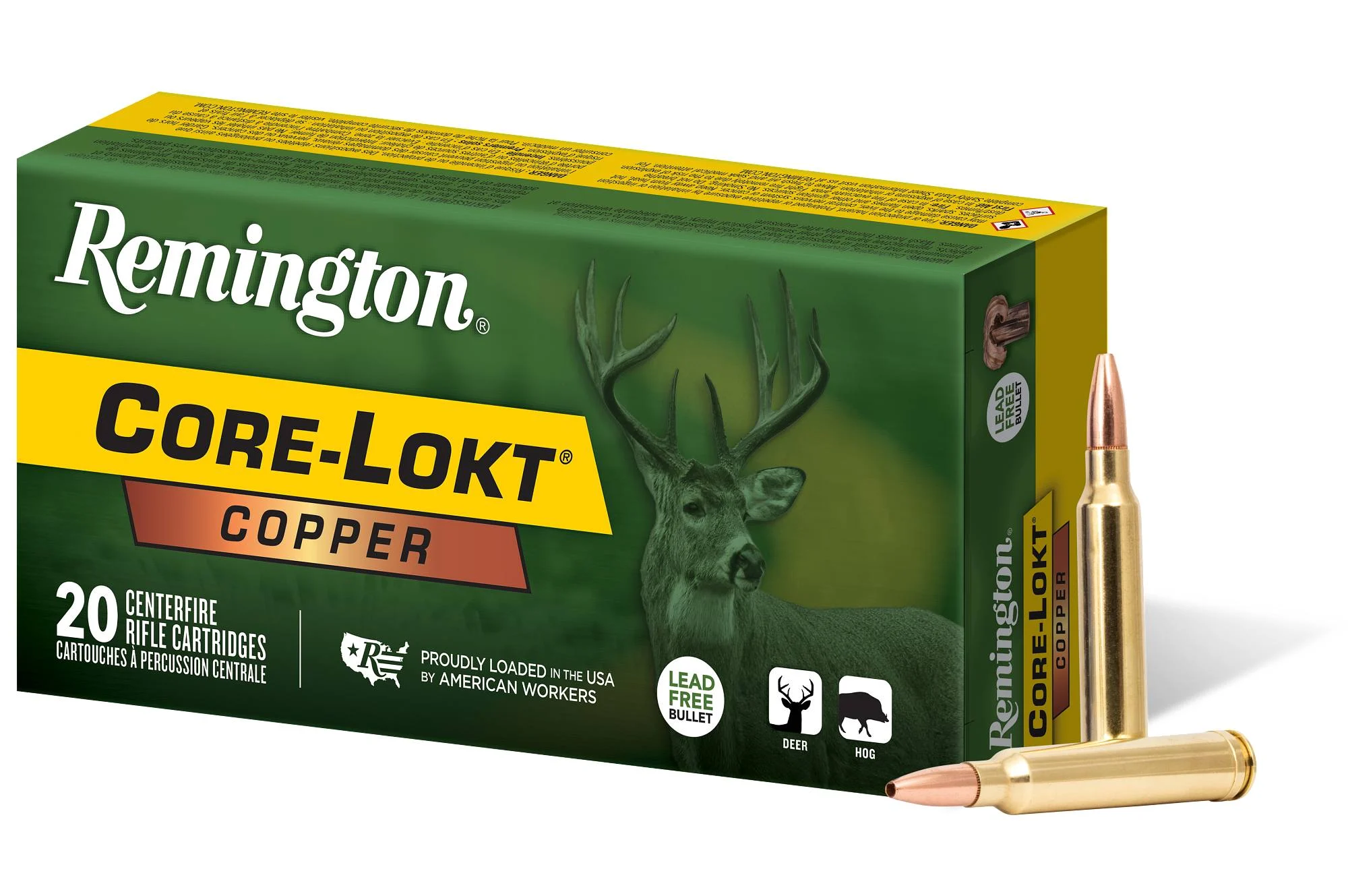 Core-Lokt Copper, 300 Win Mag, 180 Grain, Copper HP, 2850 fps