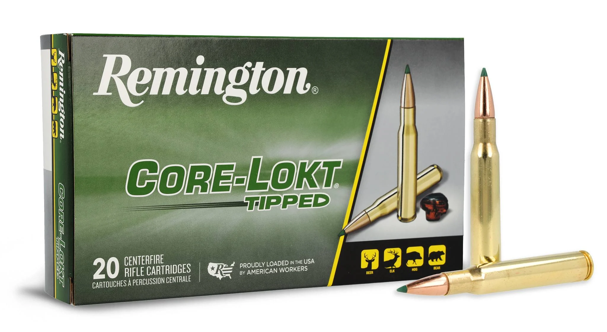 Core-Lokt Tipped, 30-06 Springfield, 180 Grain, Core-Lokt Tipped, 2745 fps