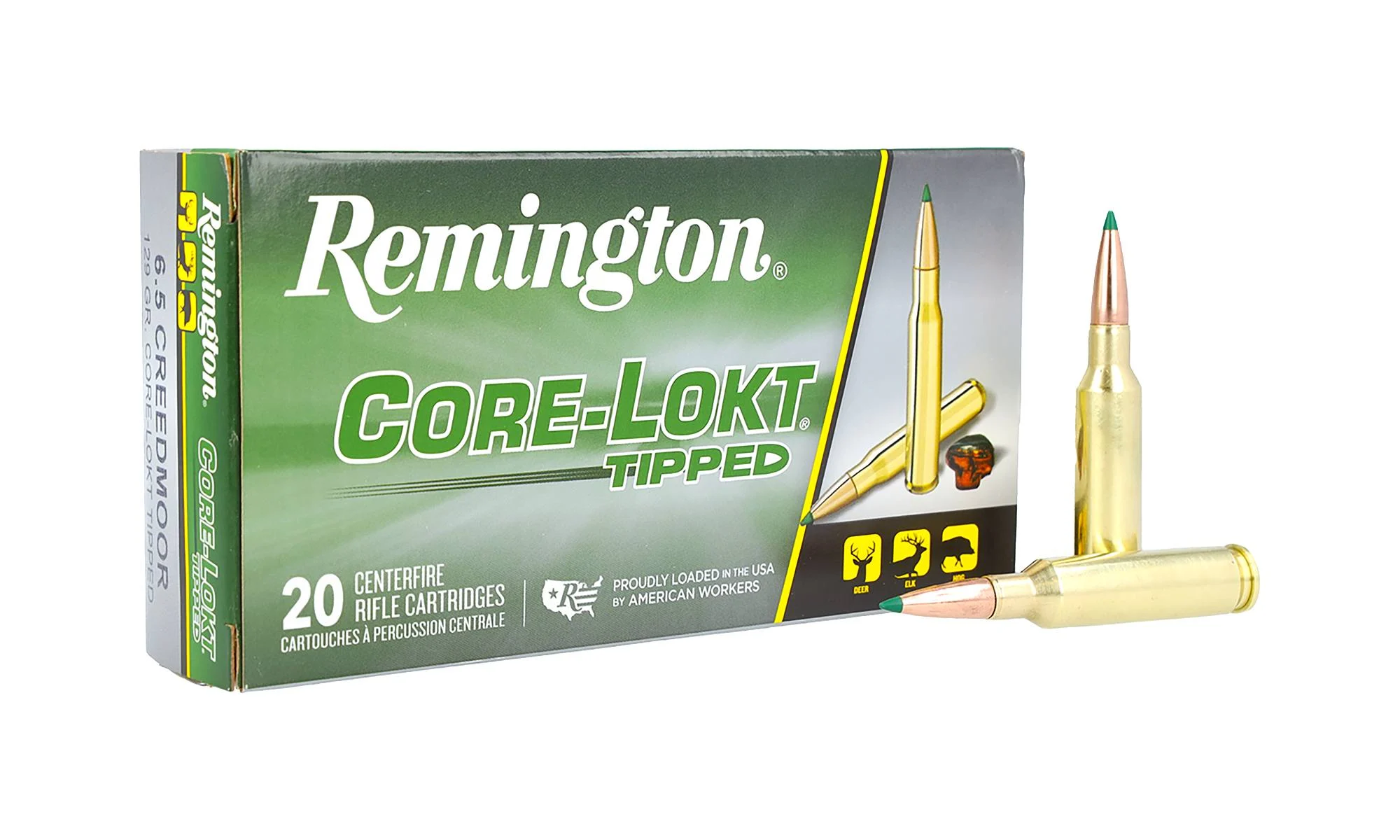 Core-Lokt Tipped, 6.5 Creedmoor, 129 Grain, Core-Lokt Tipped, 2945 fps