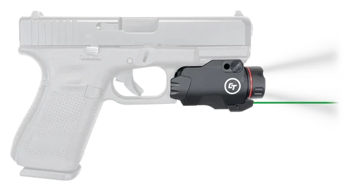 Crimson Trace Rail Master Pro 5mW Green Laser with 532nM Wavelength & Black, 400 Lumens White LED Light for Picatinny or Weaver Rail-Equipped Pistol, Rifle & Shotgun