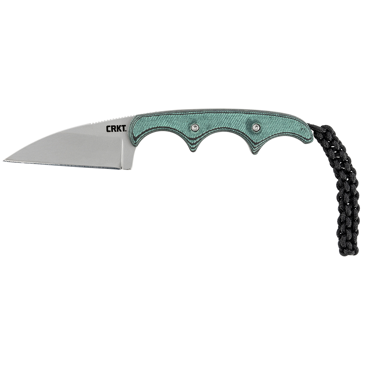 CRKT 2385 Minimalist 2″ Fixed Wharncliffe Plain Bead Blasted 5Cr15MoV SS Blade Polished Resin Infused Fiber Handle