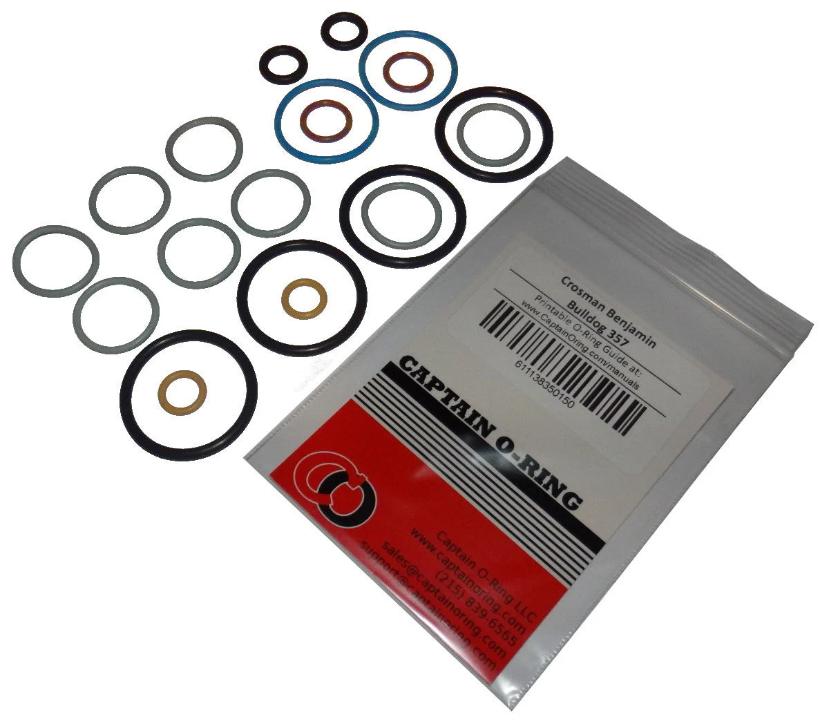 Crosman Benjamin Bulldog 357 Air Rifle 2x COLOR CODED O-Ring Kit