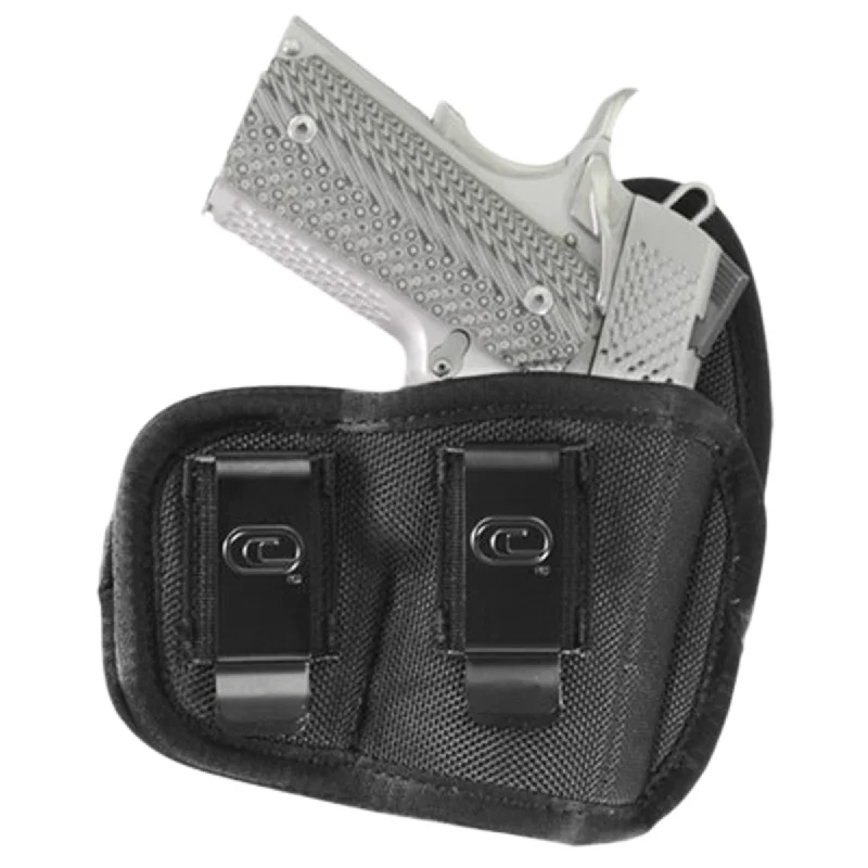 Crossfire Shooting Gear CRFVIGRSA1S2R The Vigor IWB Size 02 Black Ballistic Nylon Double Belt Clip Fits Subcompact Fits 2-2.50″ Barrel Right Hand
