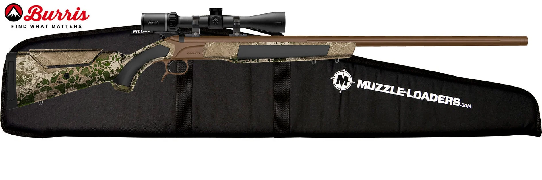 CVA™ Accura LR-X - Burris™ 3-9x40mm Fullfield E1 Scope - .50 Cal 30" - 1:28 Twist - PR9207BFC