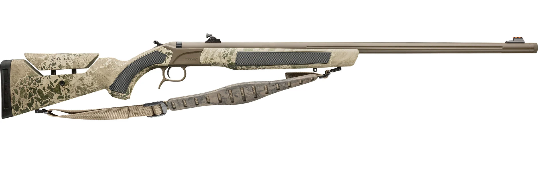 CVA™ Accura LR-X - Cerakote Patroit Brown & Realtree™ Hillside - .50 Cal 30" Barrel Threaded 3/4x24 - Fiber Optic Sights - PR9207N