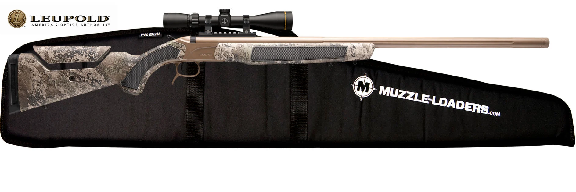 CVA™ Accura LR-X Muzzleloader Rifle - .50 Cal FDE Cerakote & Nitride Barrel - Leupold VX-Freedom Scope Combo - PR3209LC
