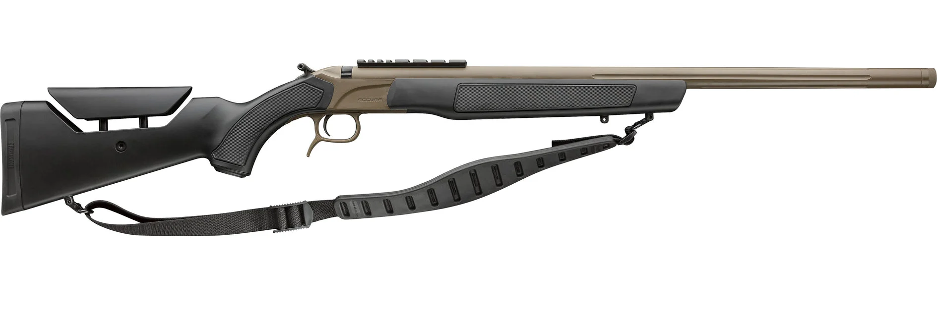 CVA™ Accura LR-X - VariFlame™ Ignition .45 Cal 30" Barrel - Cerakote™ FDE & Black Stock 1:22 Twist - PR3210NM