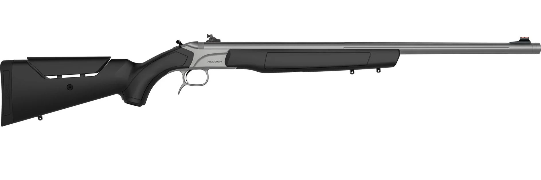 CVA™ Accura MR-X - Open Sights .50 Cal 26" Barrel Threaded - Stainless Steel Barrel Black Stock 1:28 Twist - PR3241S
