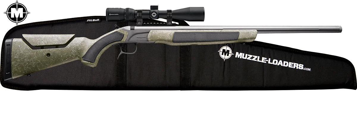 CVA™ Accura MR-X w/ 3-9x40mm Scope - Cerakote Tungsten & Nitride - .50 Cal - PR3233NMZ