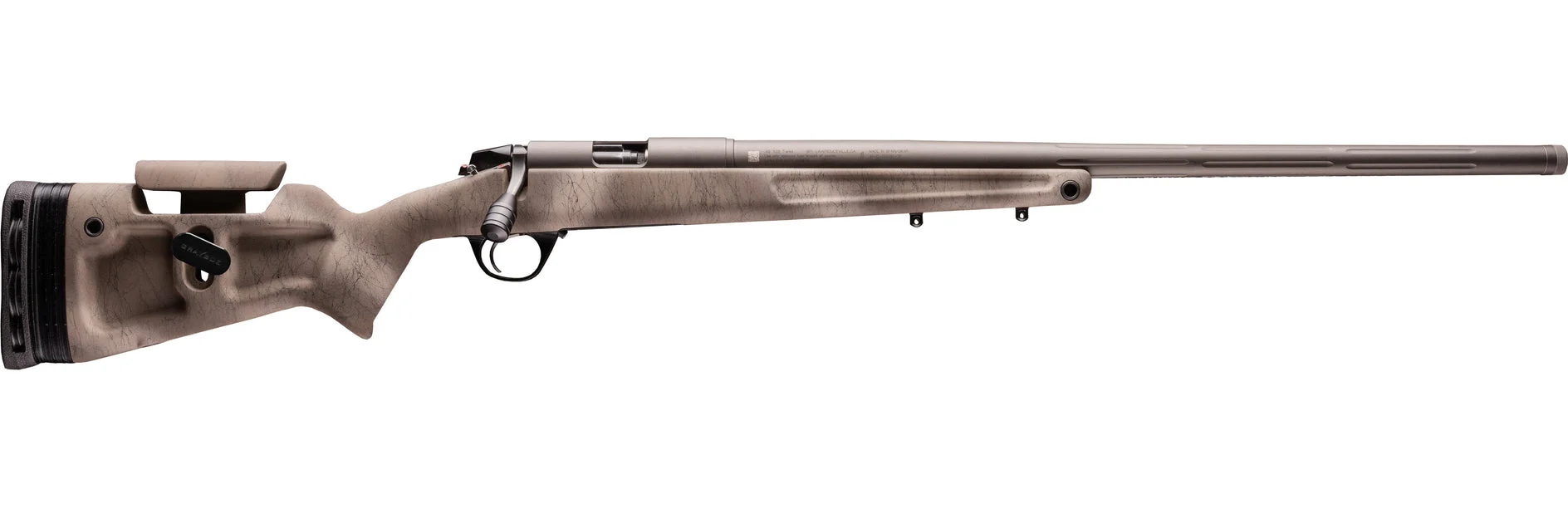 CVA™ Endura PRO Muzzleloader Rifle - .45 Caliber Cerakote™ Tungsten & Nitride Threaded Barrel - Desert Camo w/ Black Webbing - PR5030N