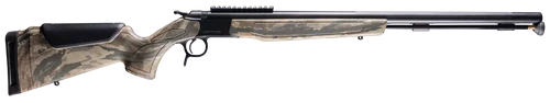 CVA Optima 50 Caliber 26" Black Nitride Fluted Barrel, 0 MOA Picatinny Rail, Black Steel Receiver, Fixed Realtree Legacy Synthetic Stock