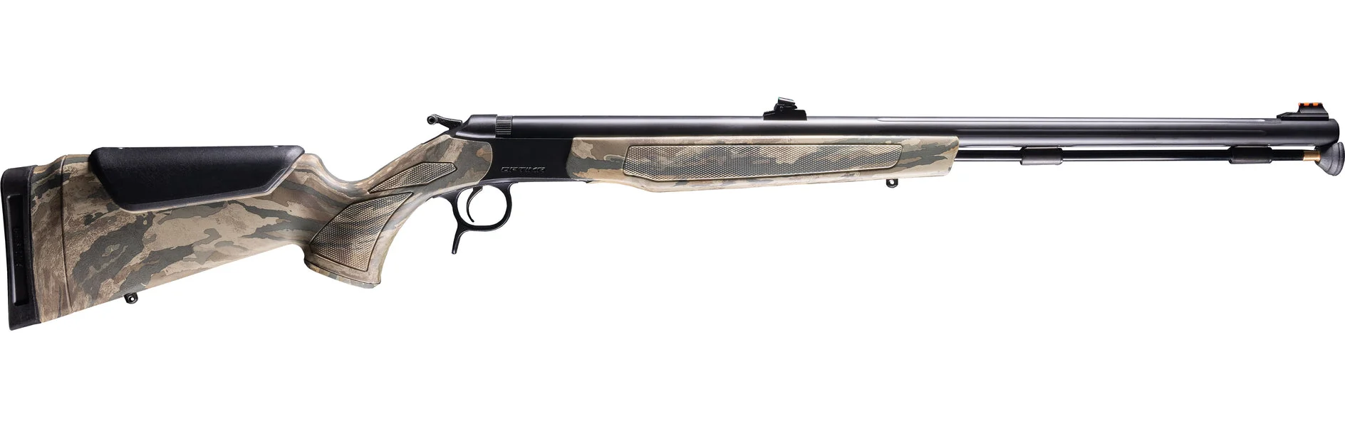 CVA Optima™ Muzzleloader Rifle w/ Open Sights - .50 Caliber Nitride Barrel & Realtree™ Legacy Camo Stock - PR2047N