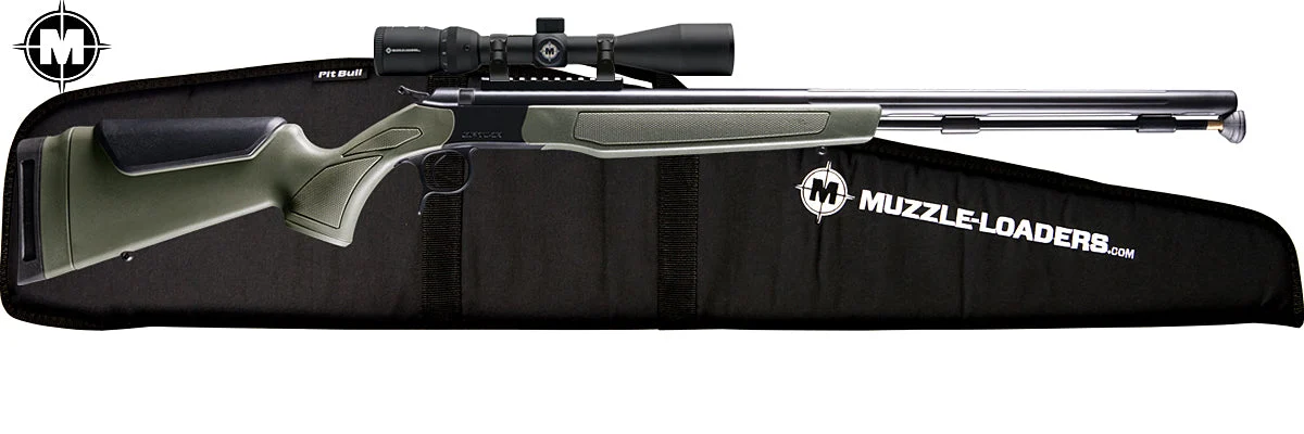CVA Optima™ Nitride & OD Green Scope Combo - .50 Cal 3-9x40mm Genesis Scope -PR2048NMZ