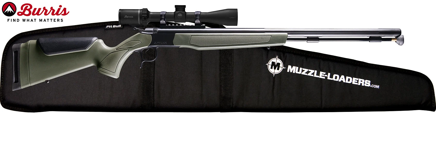 CVA Optima™ Nitride & OD Green Scope Combo - .50 Cal Burris™ 3-9x40mm Scope - PR2048BFC