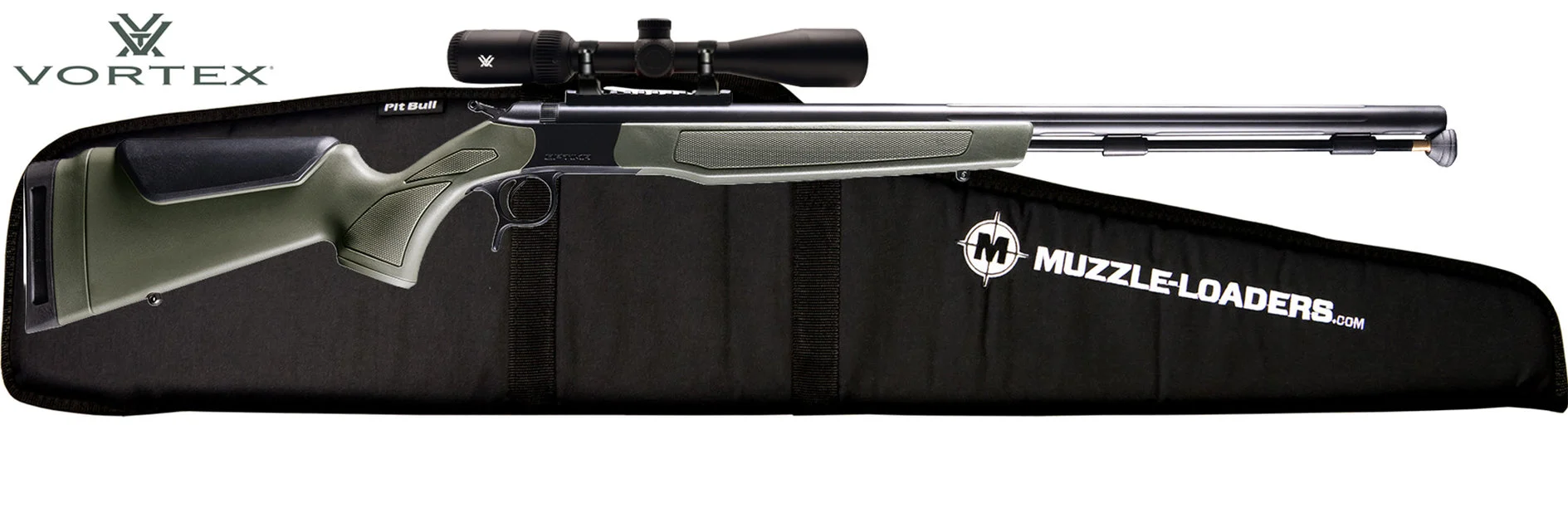 CVA Optima™ Nitride Steel & OD Green Muzzleloader - Vortex™ Crossfire HD Scope Combo - .50 Cal - PR2048VHD