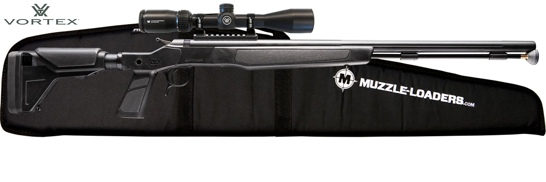 CVA Optima™ XP Rifle - Vortex™ Crossfire II 3-9x40mm Scope Combo - .50 Caliber Nitride Black - 26" Barrel - PR2043VSC