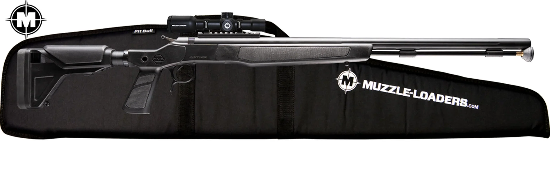 CVA Optima™ XP Rifle w/ 1x24mm Scope Combo - Nitride Black 26" Barrel .50 Caliber - PR2043NMX