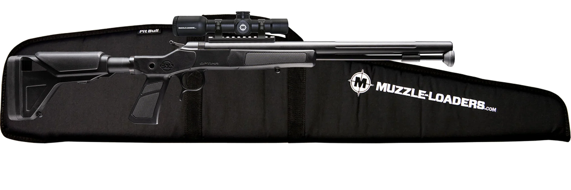 CVA Optima™ XP SB Muzzleloader 1x24mm Scope Combo - .50 Caliber Nitride & Black 18" Barrel - PR2045NMX