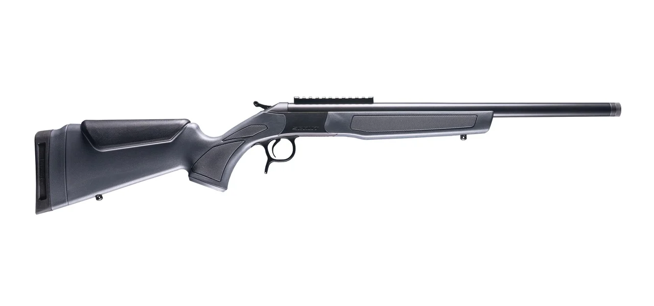 CVA Scout 444 Marlin Black Synthetic 22″ Threaded Barrel – CR4442
