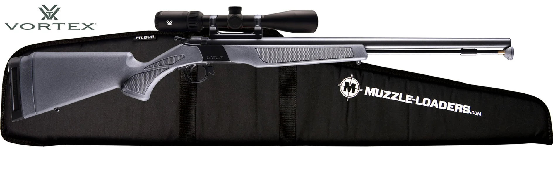 CVA Wolf Muzzleloader - 3-9x40mm Vortex™ Crossfire HD Scope Combo - PR2119VHD